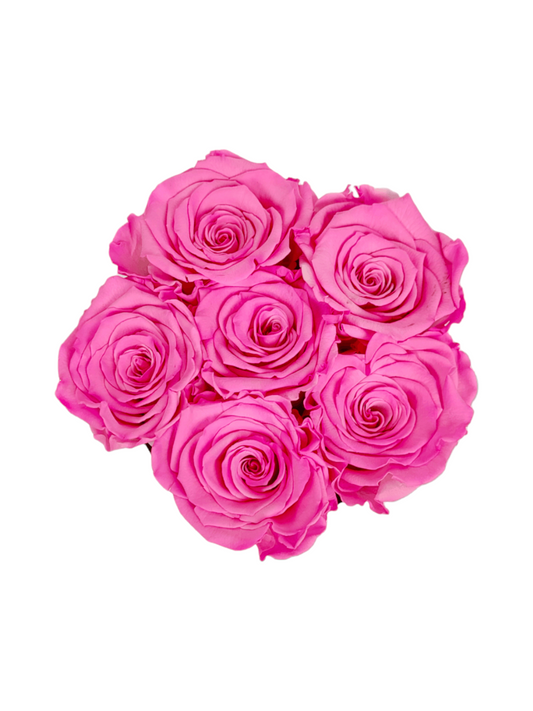 Coffret Naissance Fille S - Roses Éternelles Stabilisées Rose XL
